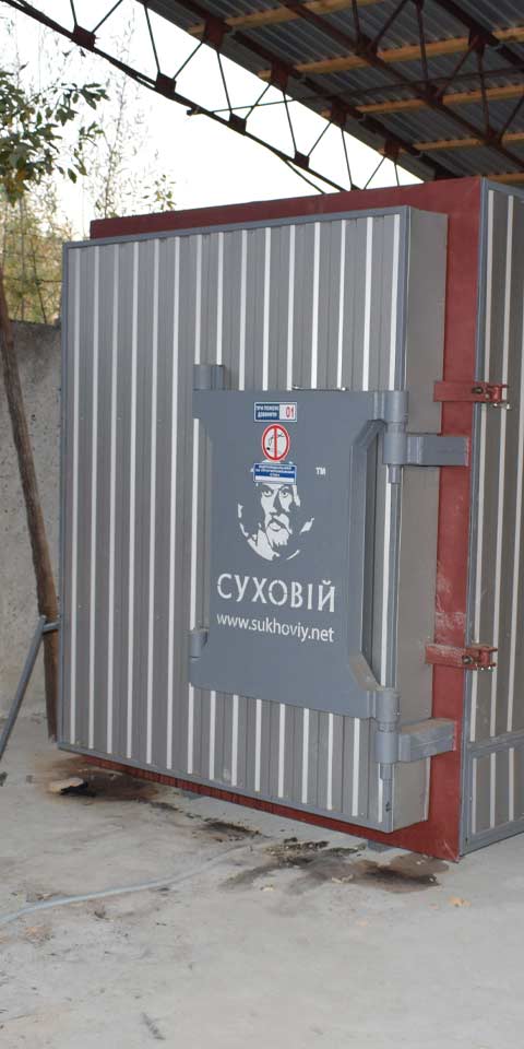Камера для термомодифікації деревини Sukhoviy Arbor